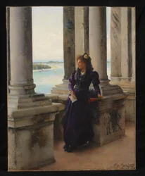 Dans le clocher du Campanile de Saint-Marc, Venise, 1892